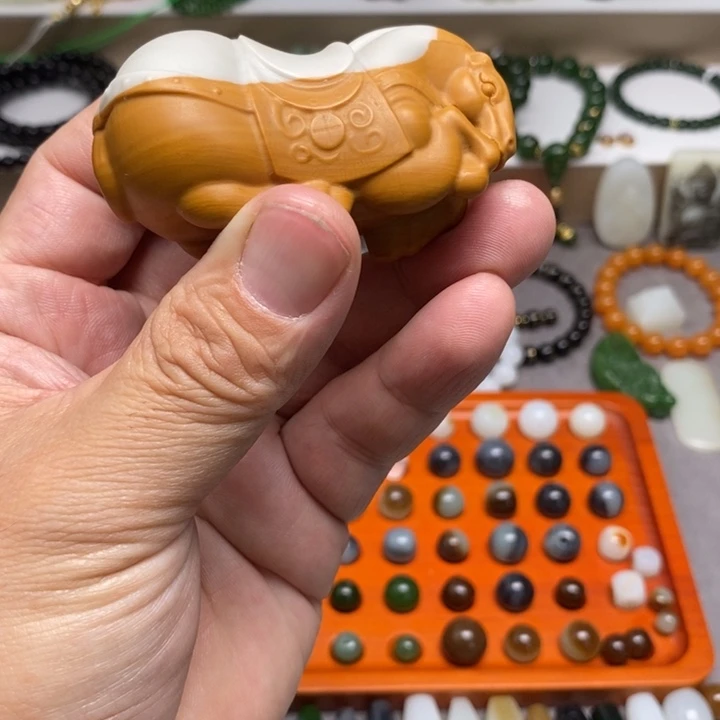 和田玉未镶嵌手链