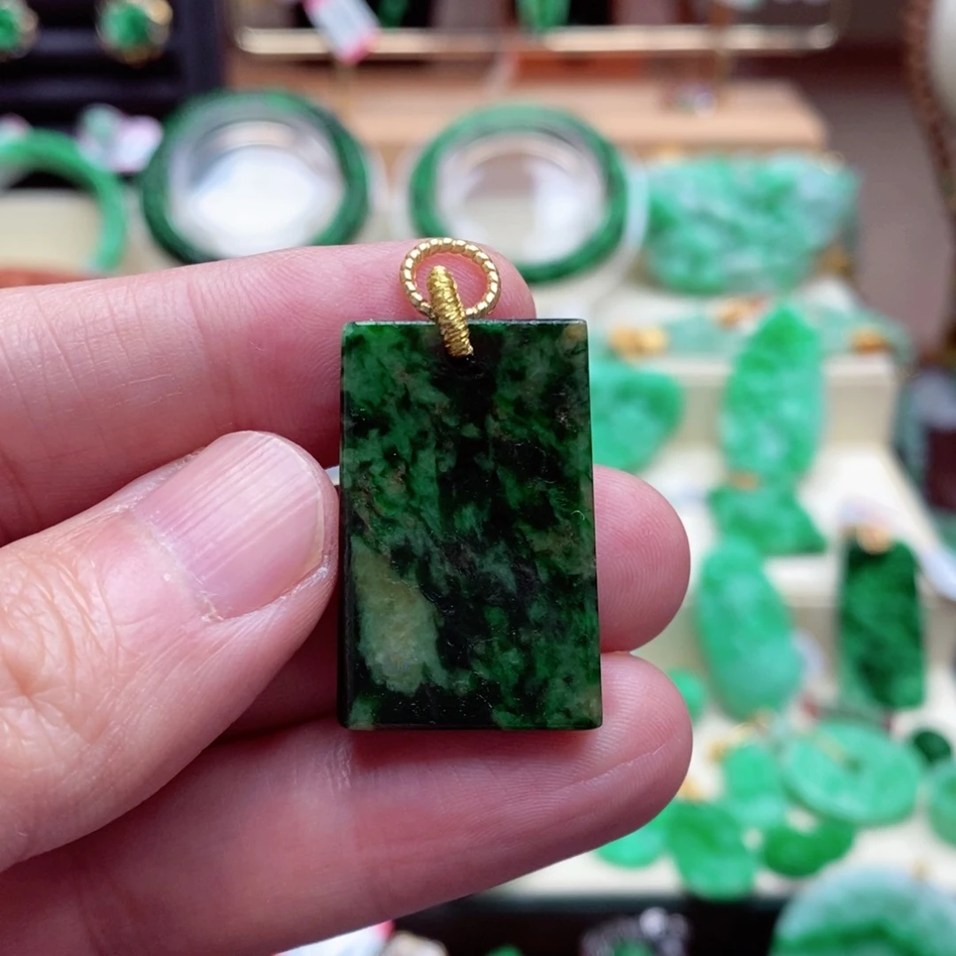 颈饰未镶嵌翡翠翡翠吊坠（不含链 默认微瑕）