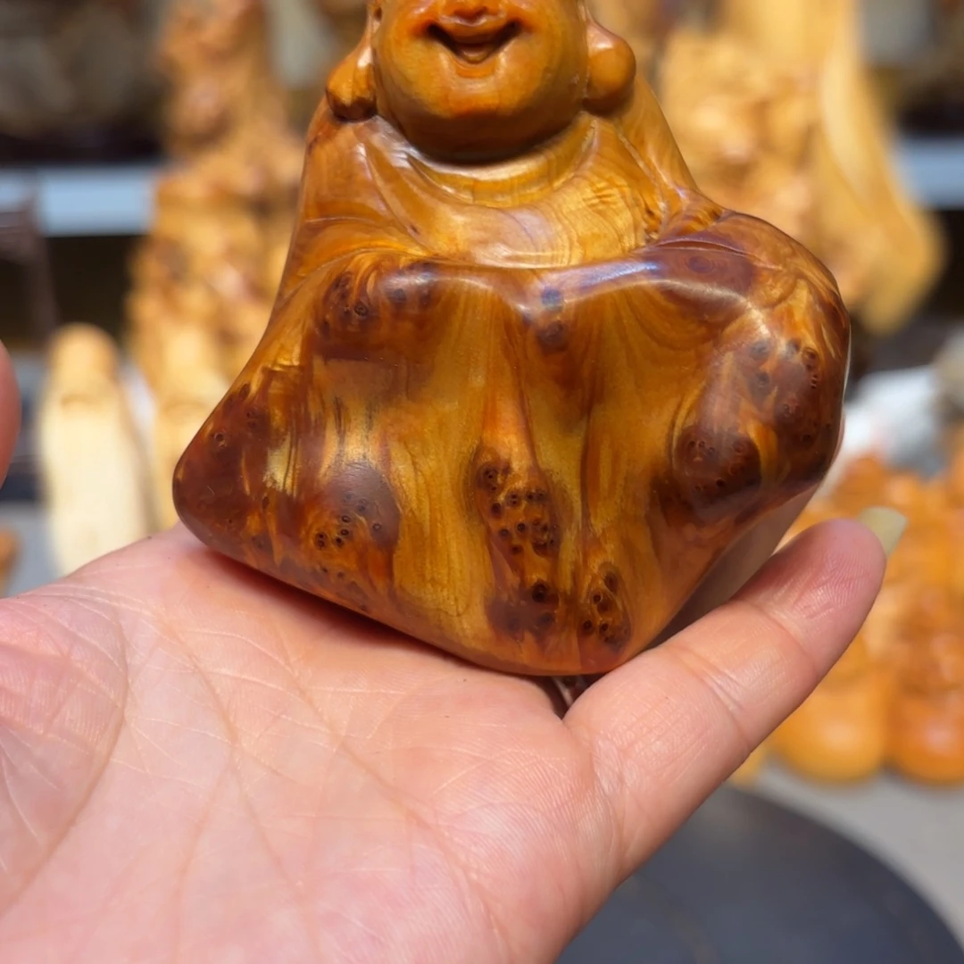 木太行崖柏弥勒佛瘤疤