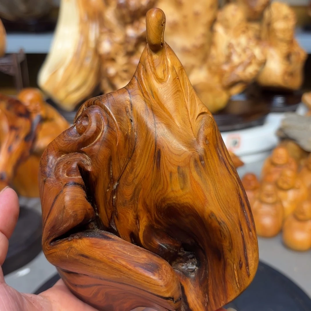 木太行崖柏无相佛