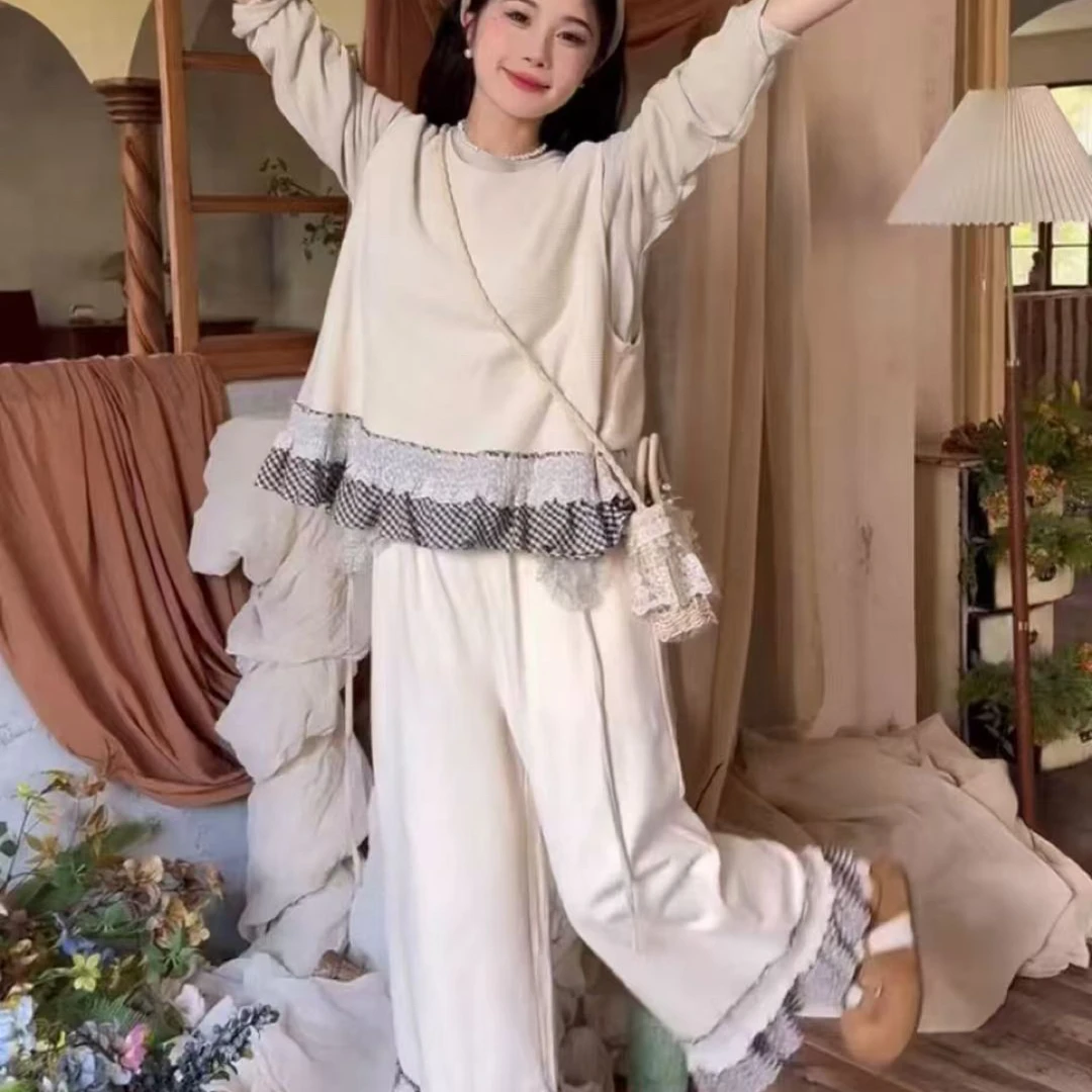 韩系甜美减龄森系时尚女装套装