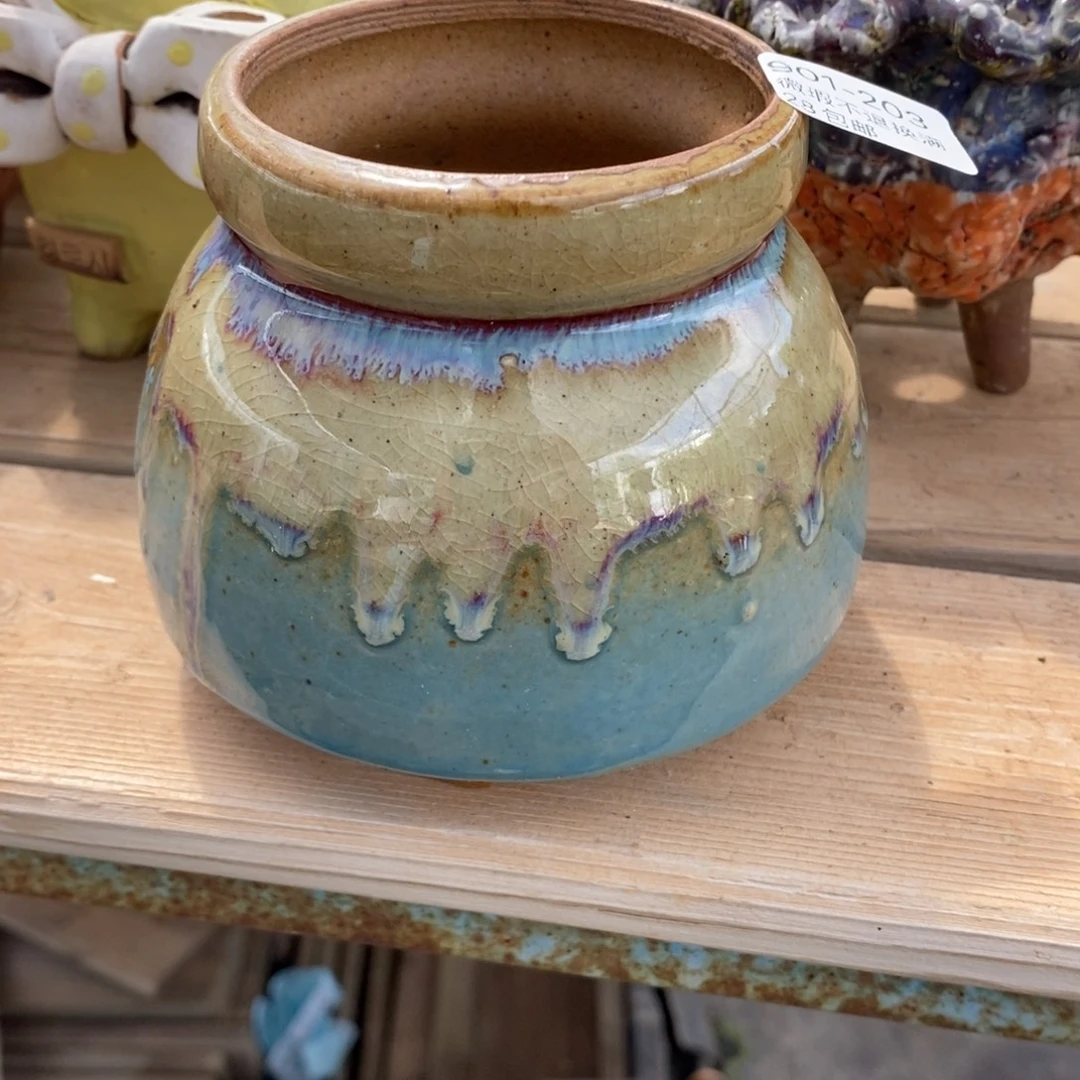 203号多肉盆口径7高9