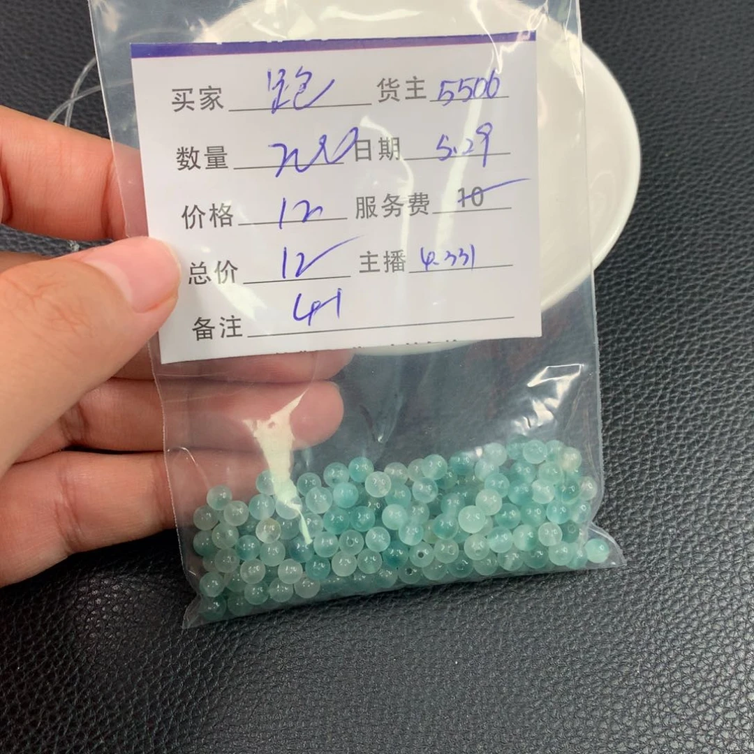 东陵石未镶嵌手链跑*姐玉石散珠DIY多样性自发