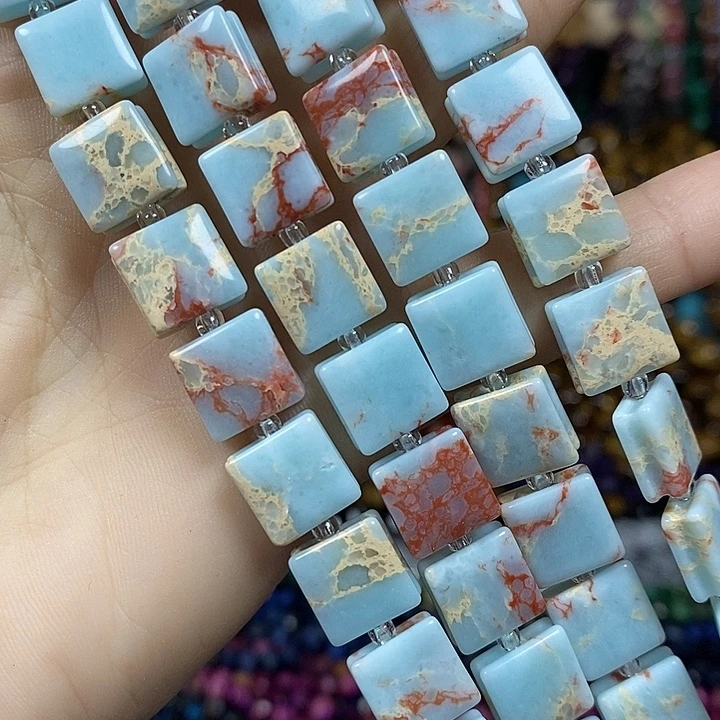 玛瑙/玉髓未镶嵌珠宝半成品寿山石卡10mm一条