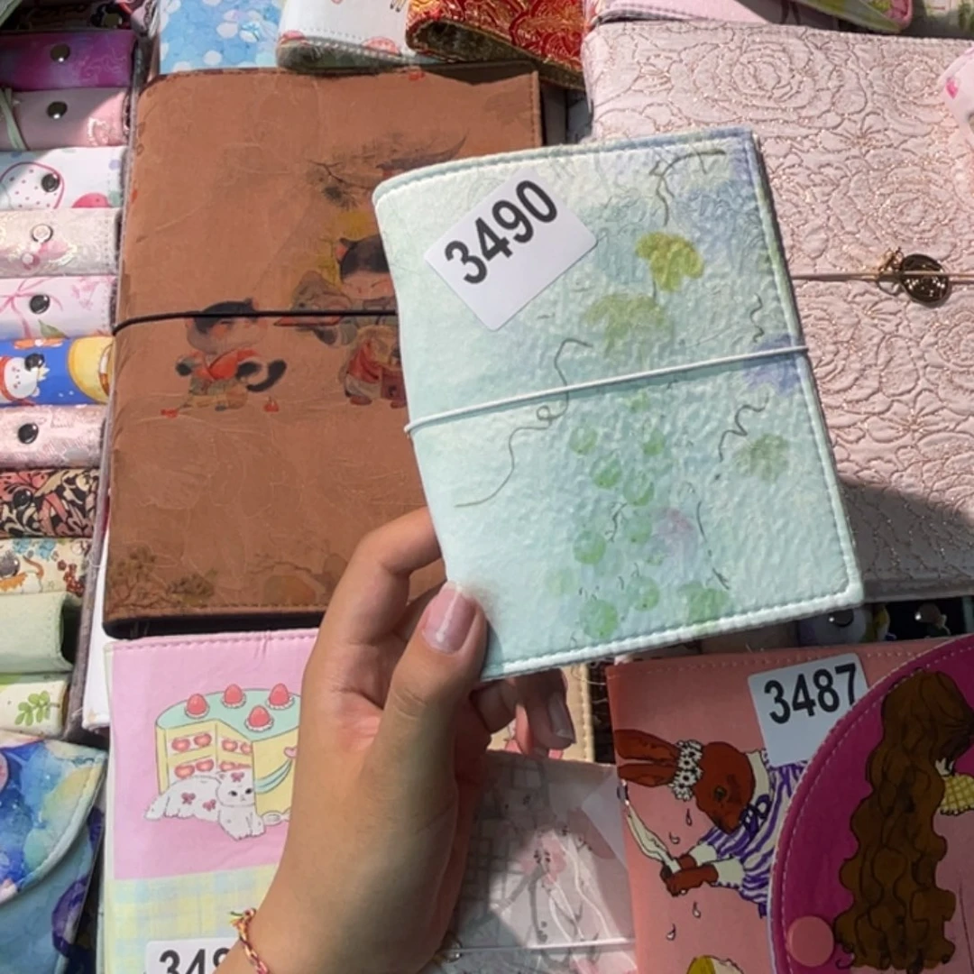 刺绣a7活页送纸3490。