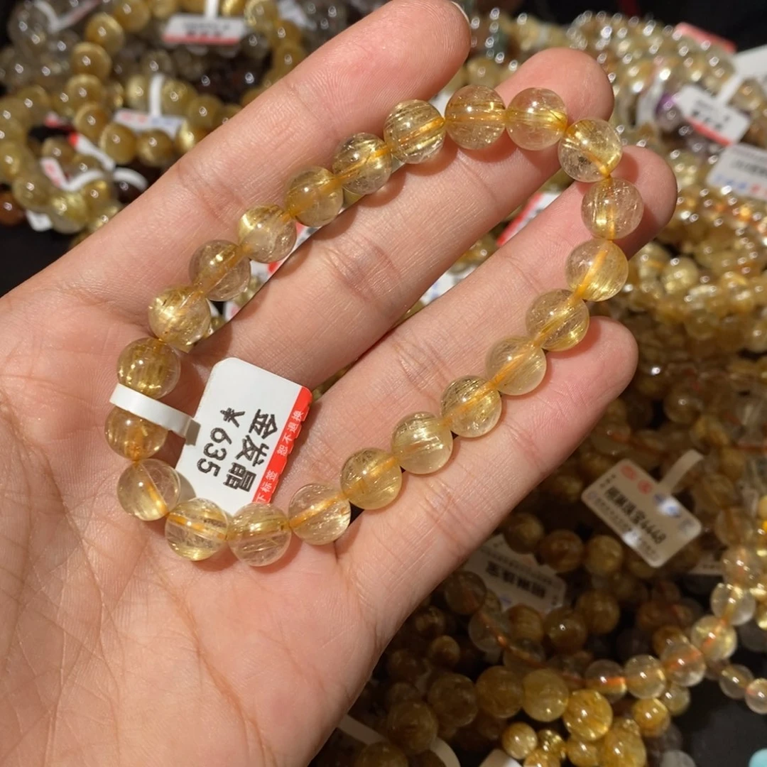 水晶手链未镶嵌我