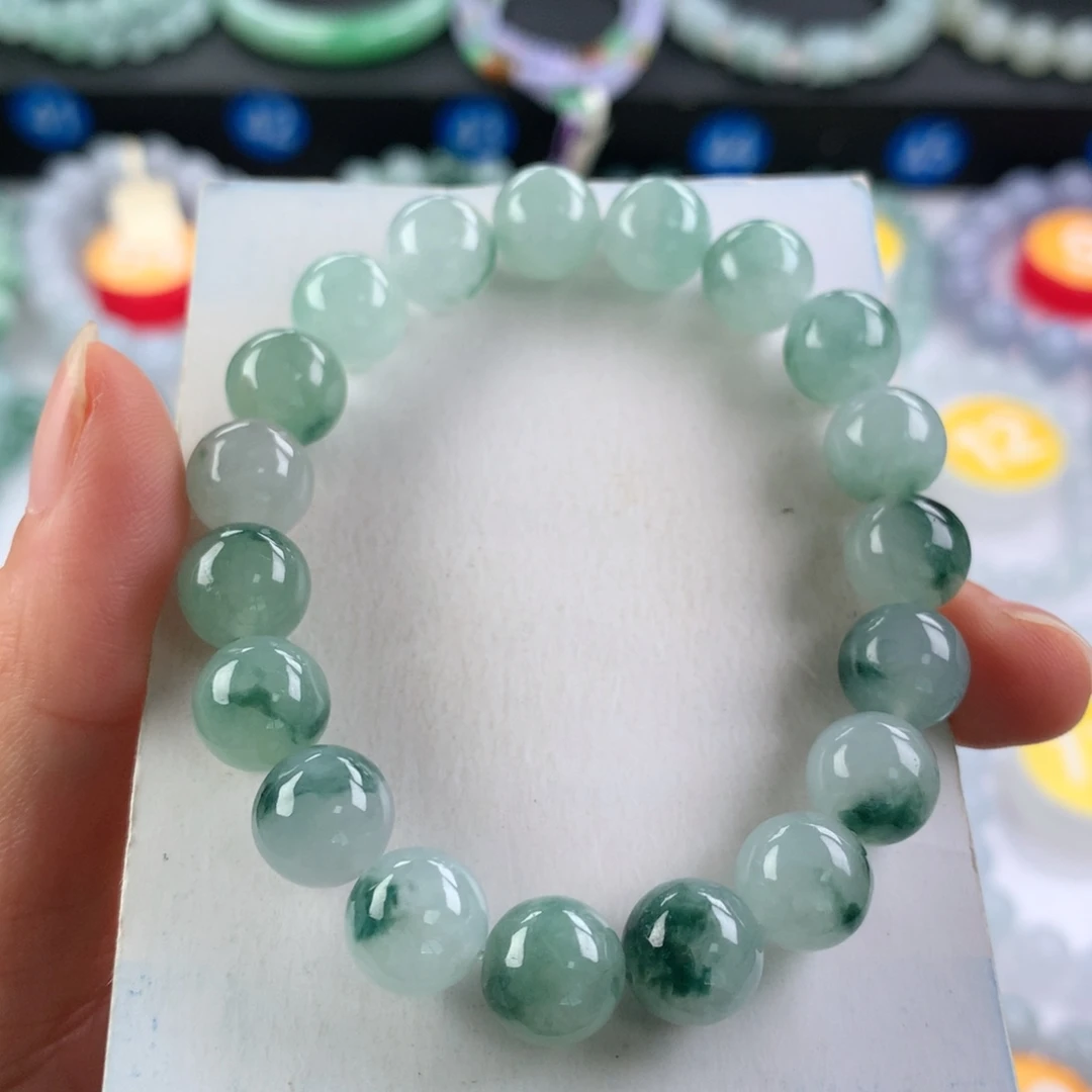 翡翠未镶嵌手链卡10