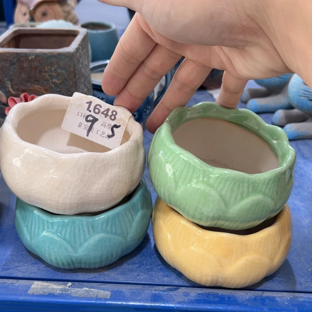 陶瓷多肉小花盆@@1648