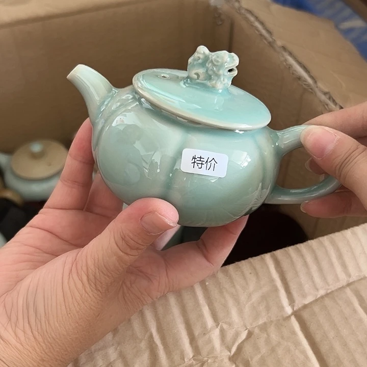 龙泉云间青瓷小米茶器