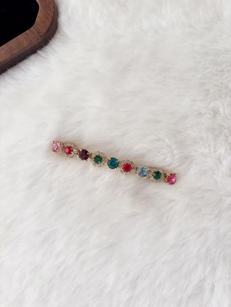 时尚轻奢闪闪一字夹A447