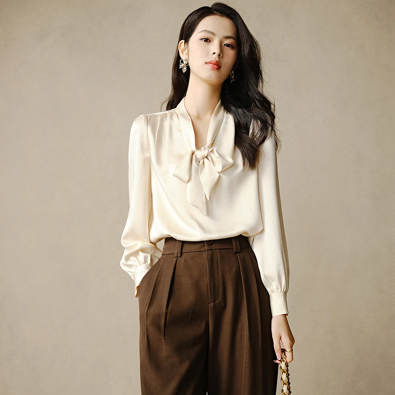 【断码清仓拼手速】2025上衣系带衬衫女24120433