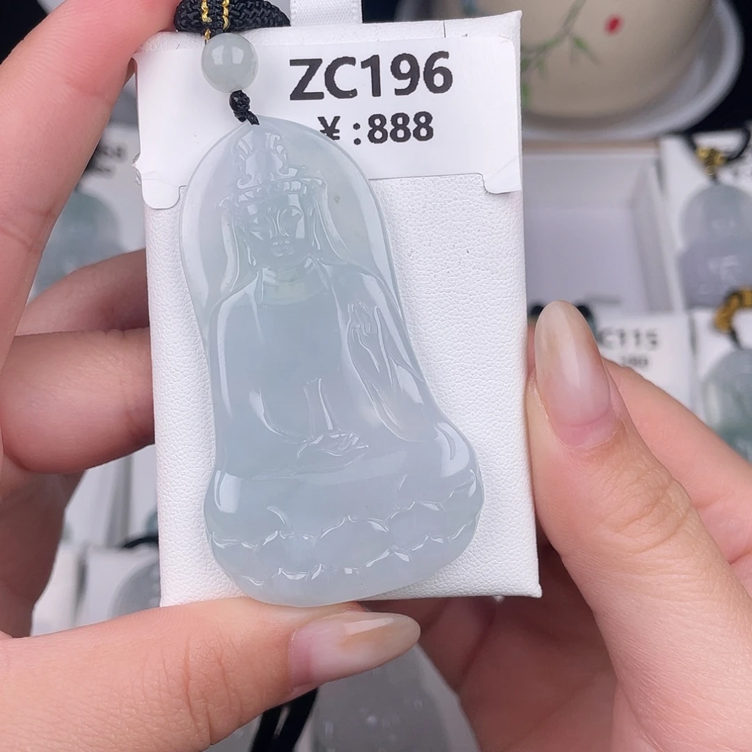 翡翠未镶嵌颈饰zc196