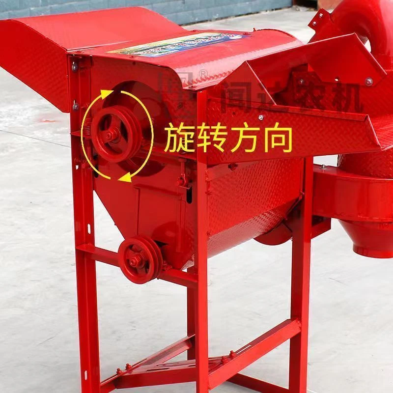新款打谷机打麦机油菜脱粒水高粱黄豆大豆小型农用家用机器稻谷