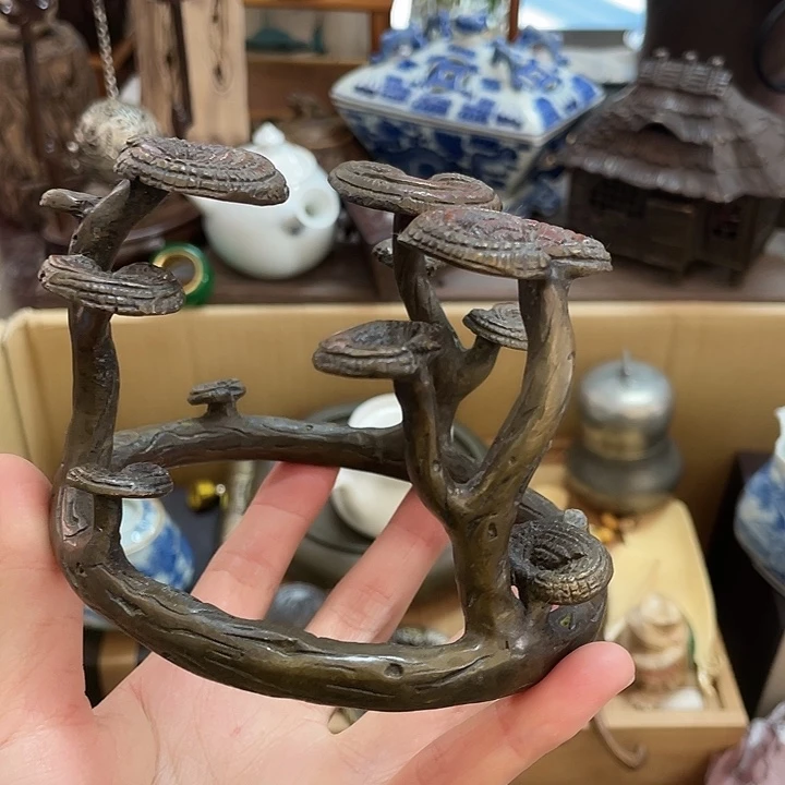 铜中古工艺品摆件