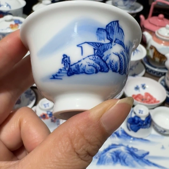 景德镇手工手绘杯