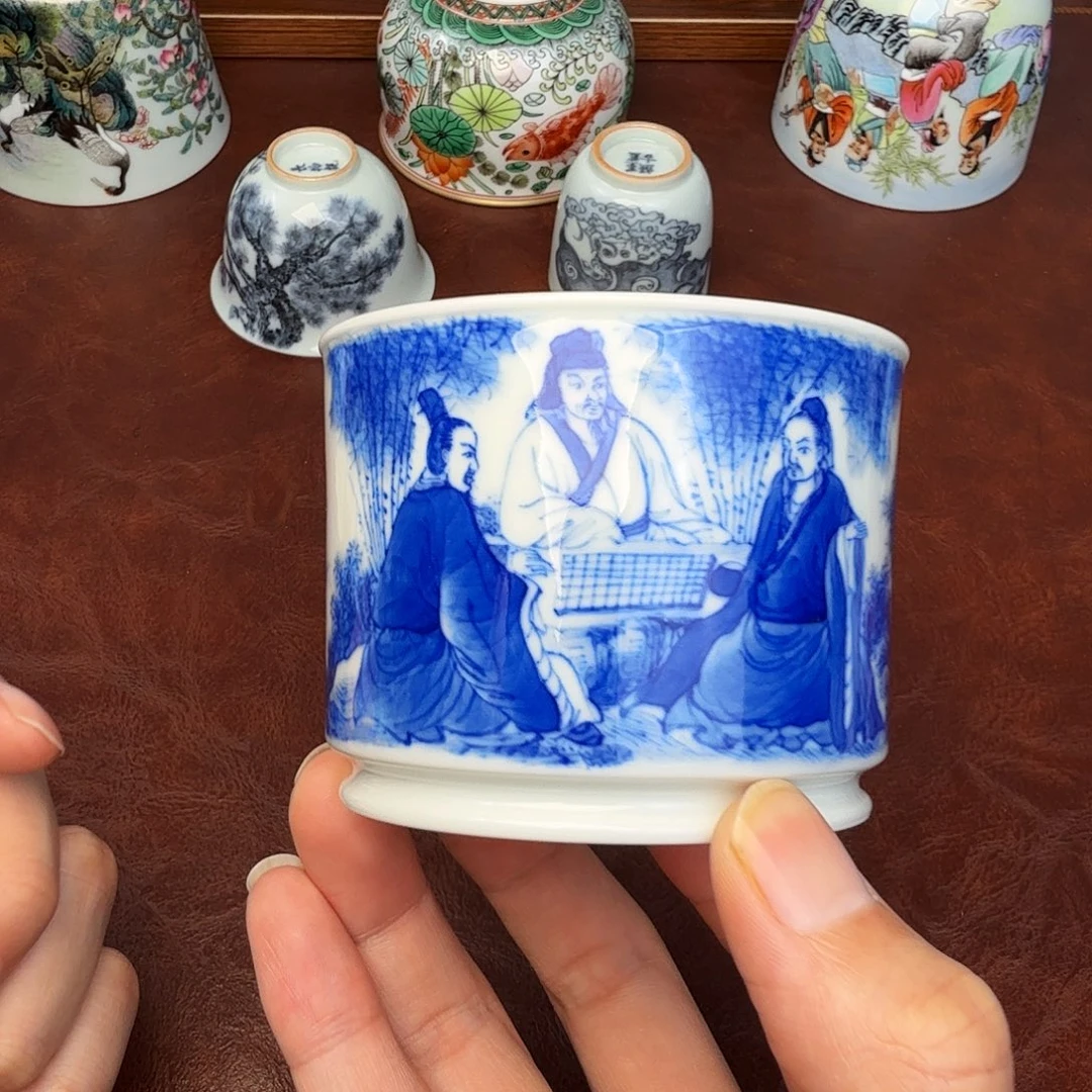 难***啊陶现代景德镇全手工全手绘陶瓷