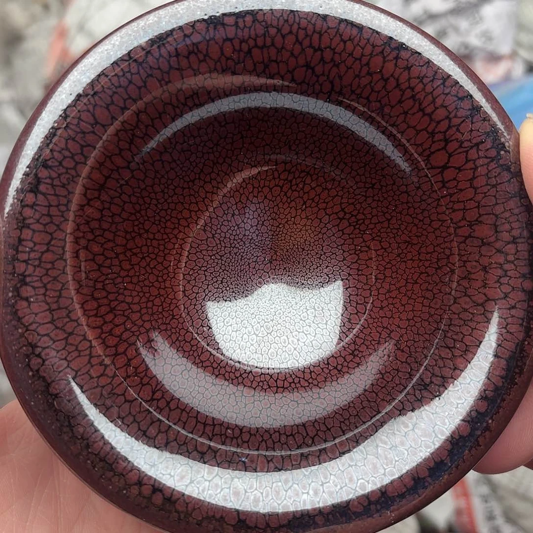 茶盏建盏主人杯一只微瑕