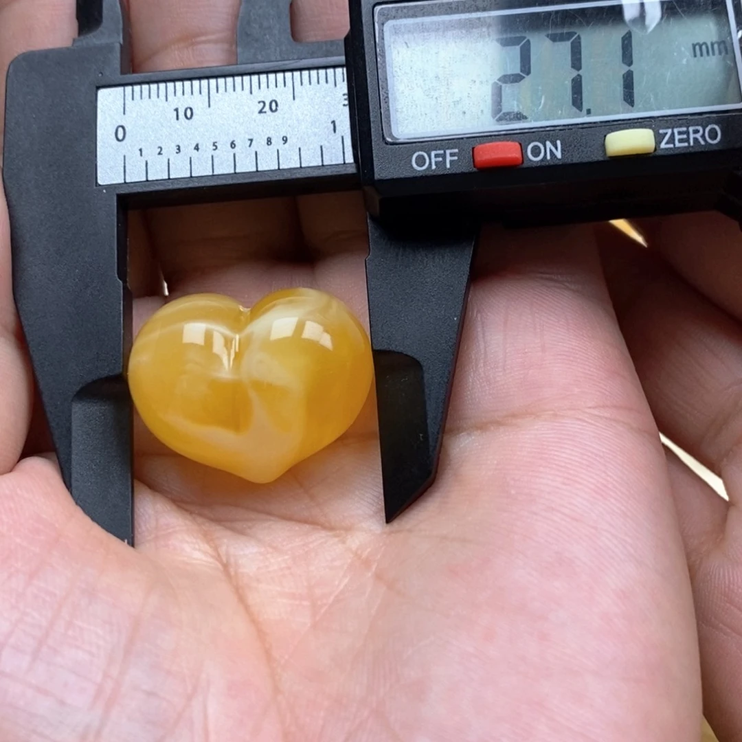 琥珀未镶嵌珠宝奇石蜜蜡屁桃