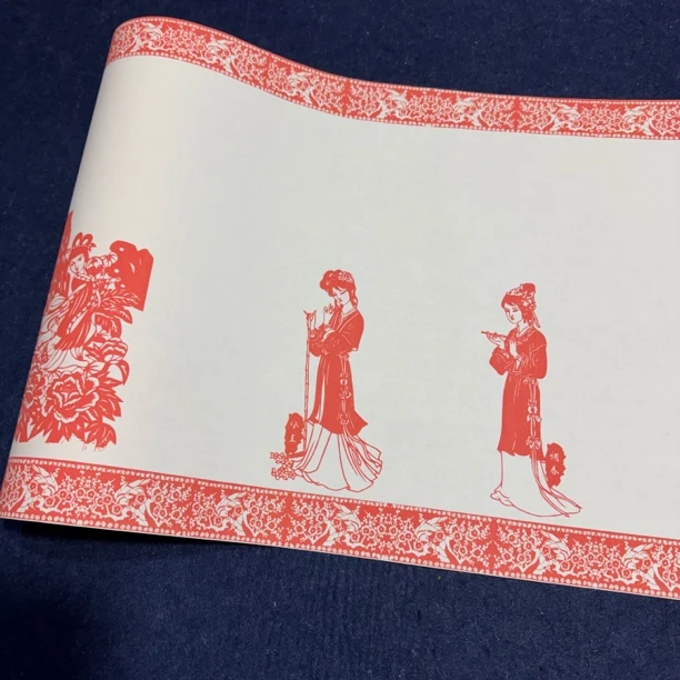 【升级纳米剪纸红楼梦长卷】大风堂纳米半生熟毛笔书法作品纸