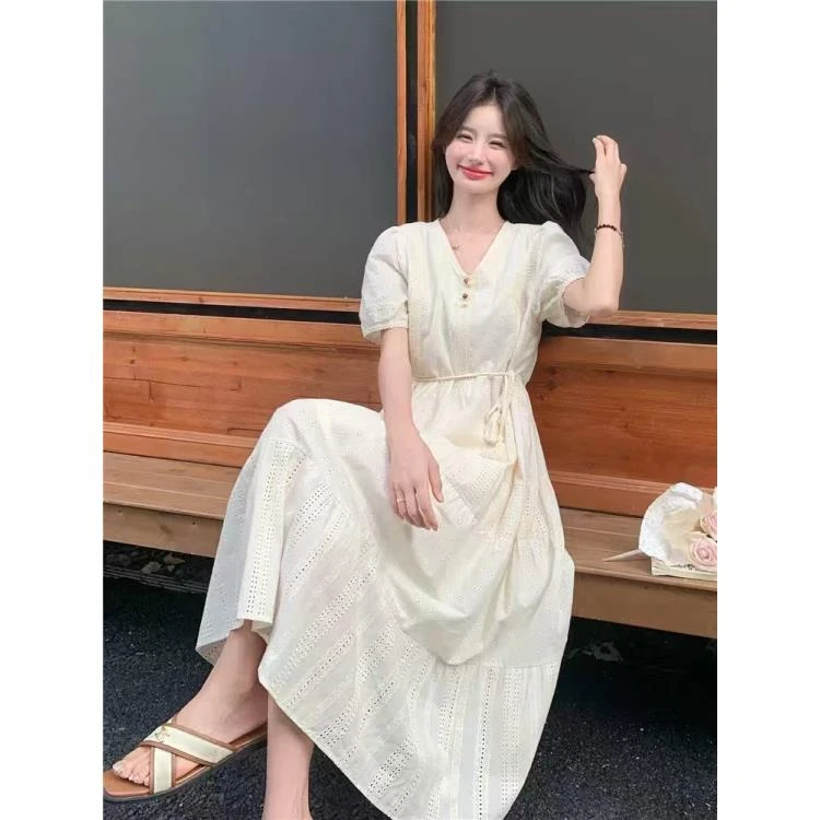 花姐推荐511-520温柔收腰显瘦连衣裙