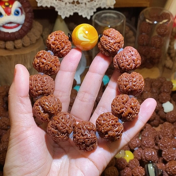 吊坠金刚菩提225玉华黄一物