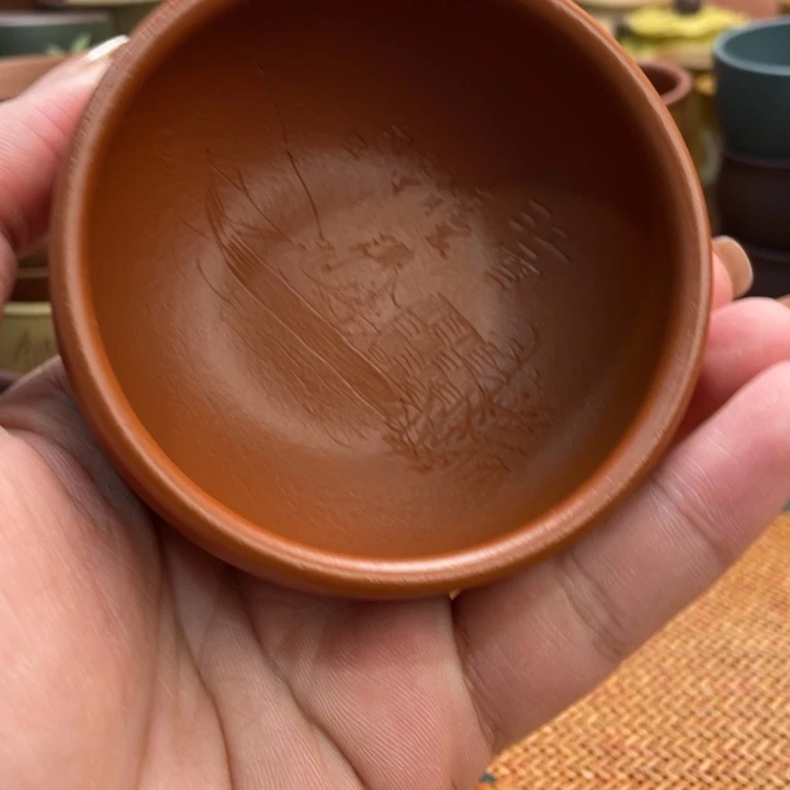 紫砂茶杯原矿紫砂主人杯