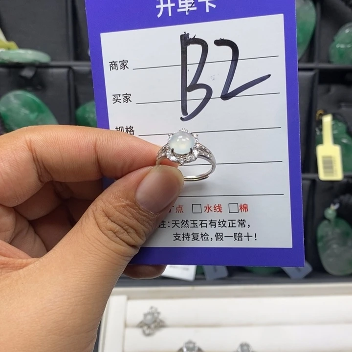 养****翡翠未镶嵌戒指戒指