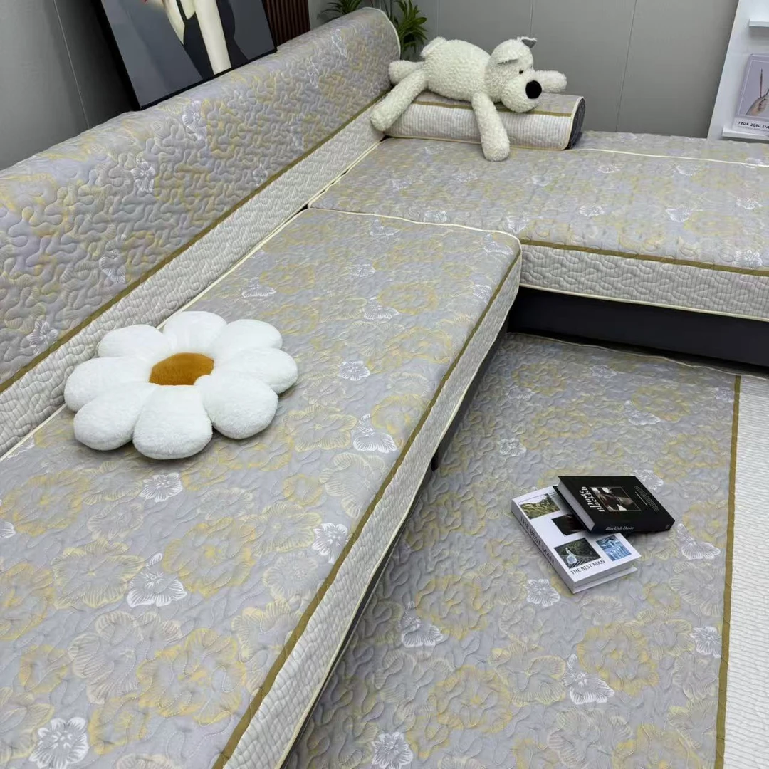 【新款贵妃套餐】四季通用沙发垫套装防滑防皱耐磨靠背扶手通用