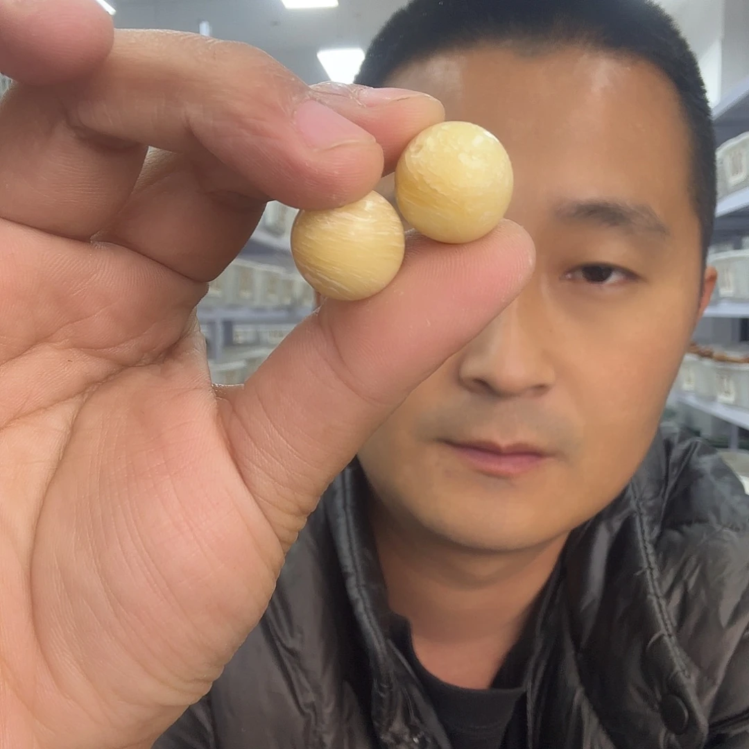 手串白玉菩提16单颗牛