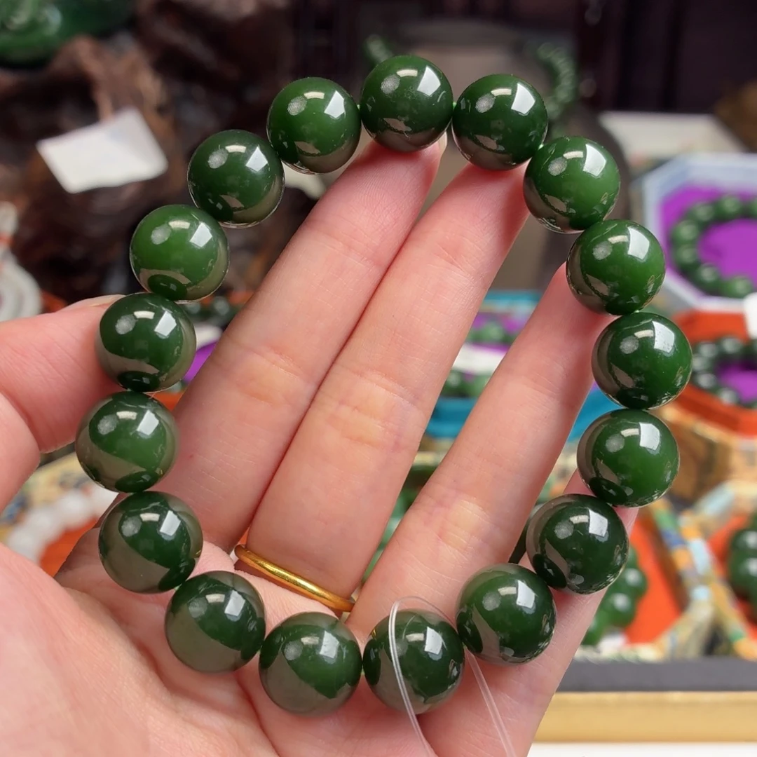 和田玉（碧玉）未镶嵌手串