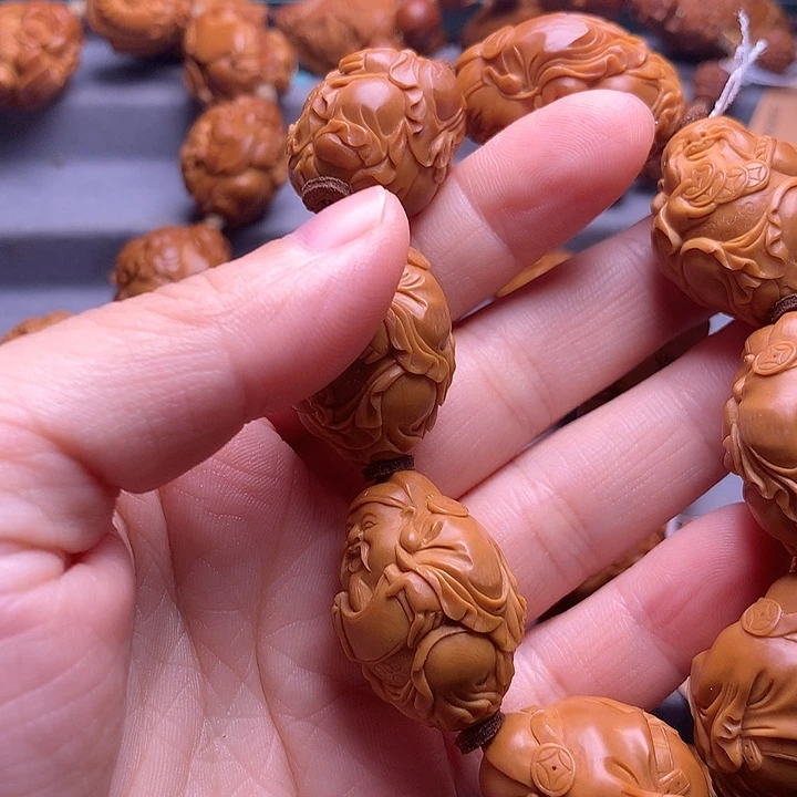 用***3橄榄核手串/手链财神