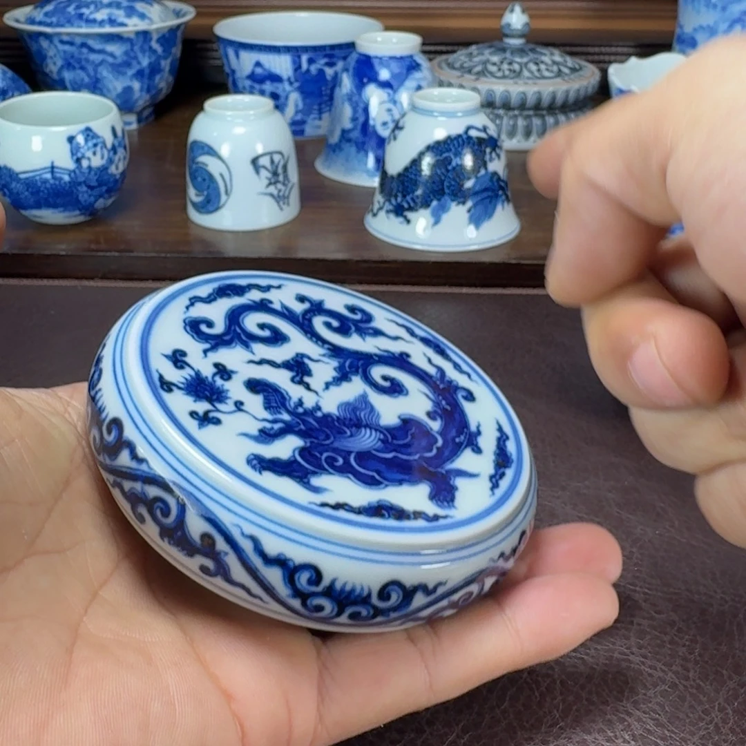 m***e瓷片当代景德镇陶瓷手绘茶具