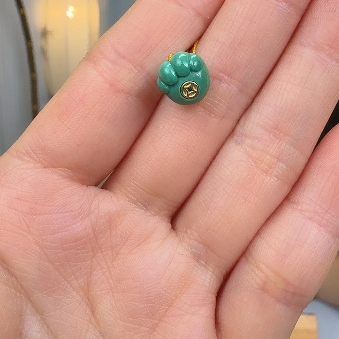 绿松石未镶嵌挂件