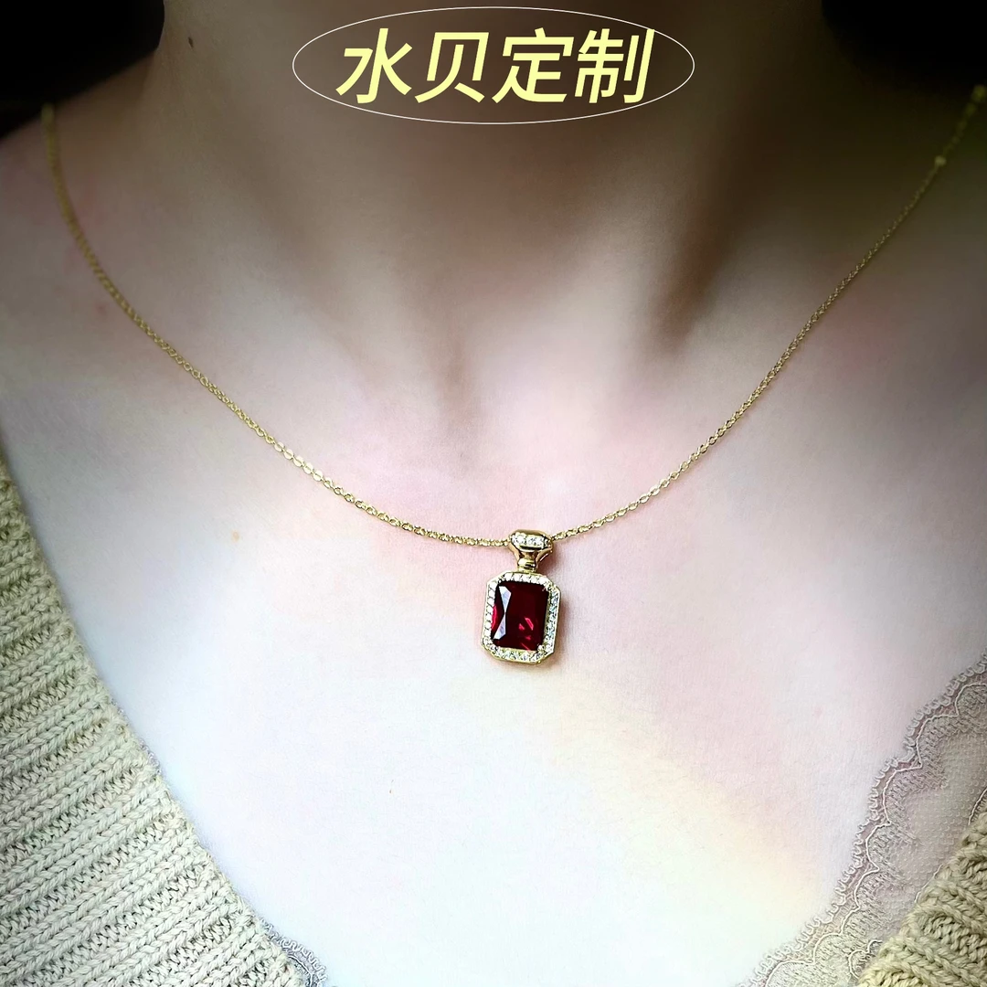 水贝金座k黄轻奢高订颈饰D0727