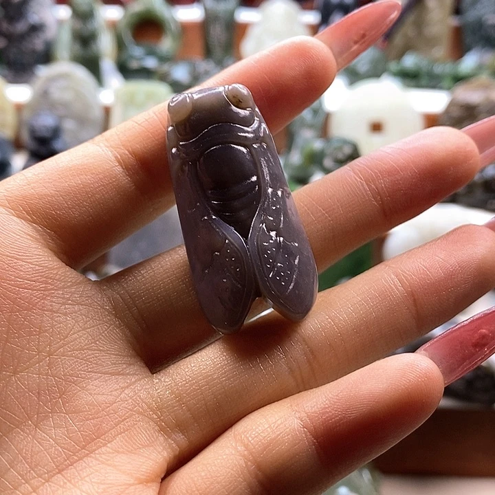 和田玉颈饰未镶嵌微****立