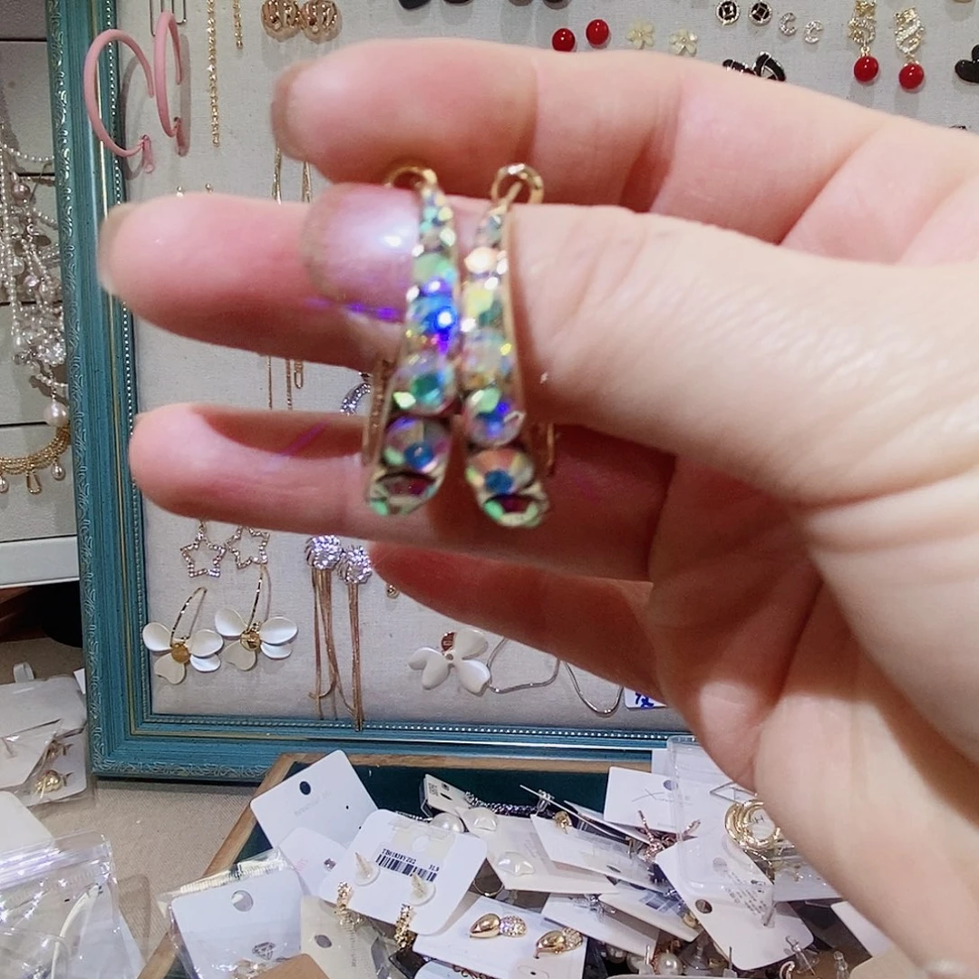 耳饰淡水珍珠银S925镶嵌