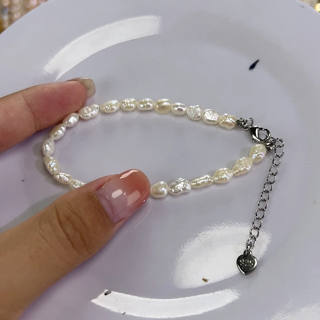 淡水珍珠手绳钛钢