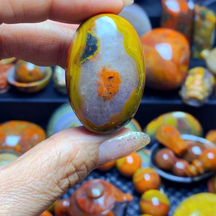 玛瑙/玉髓合金颈饰