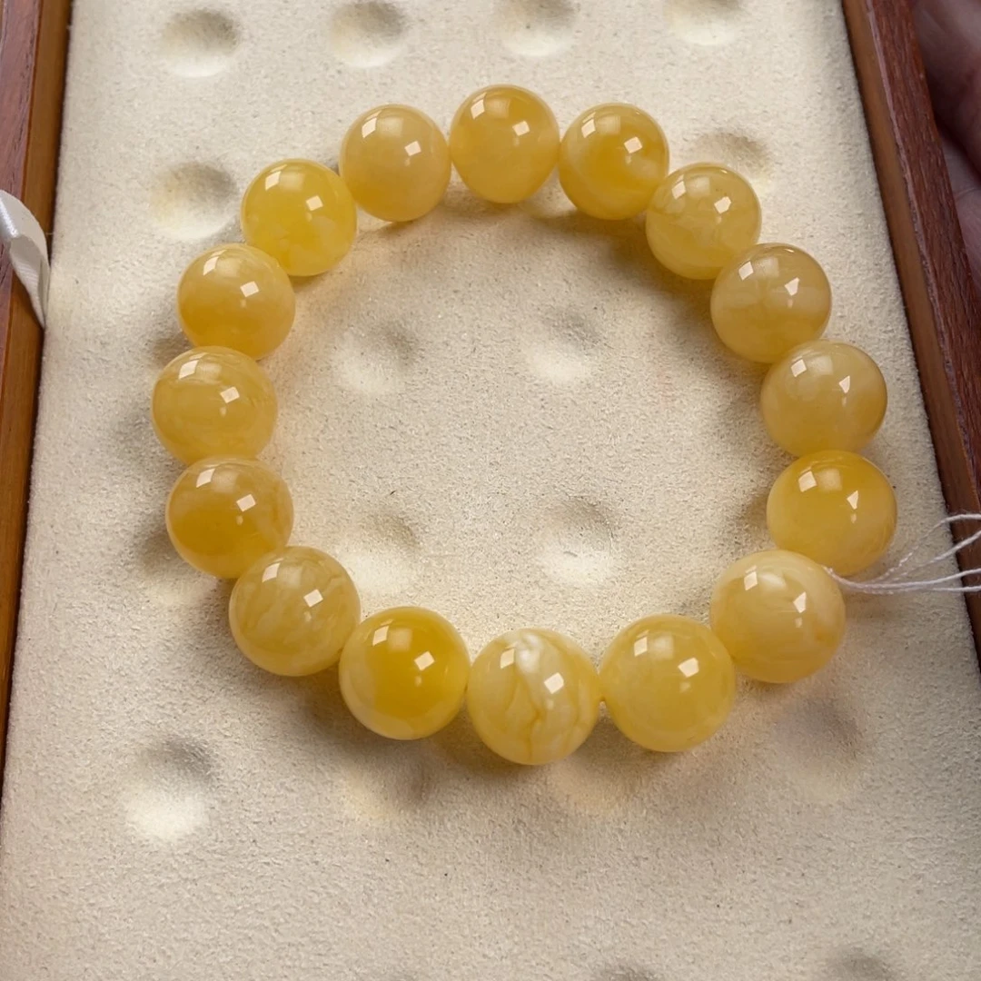 蜜蜡项链未镶嵌19.8克