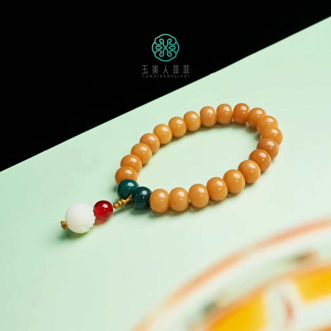 石惑珠宝~菩提算盘珠手串-多样性发一