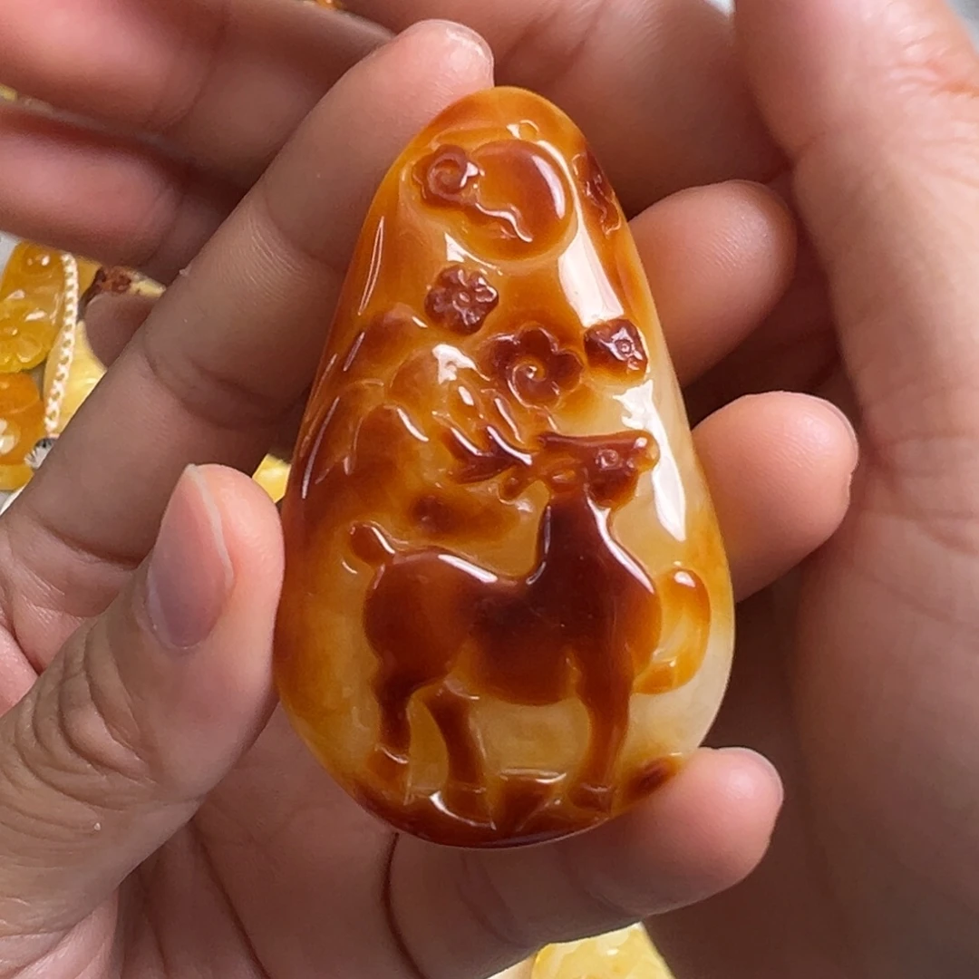 蜜蜡未镶嵌裸石蜜蜡