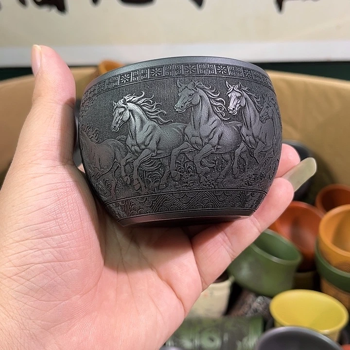 茶杯紫砂全手工紫砂主人杯