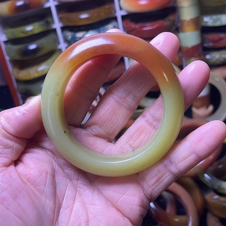 蛇纹石玉合金手镯