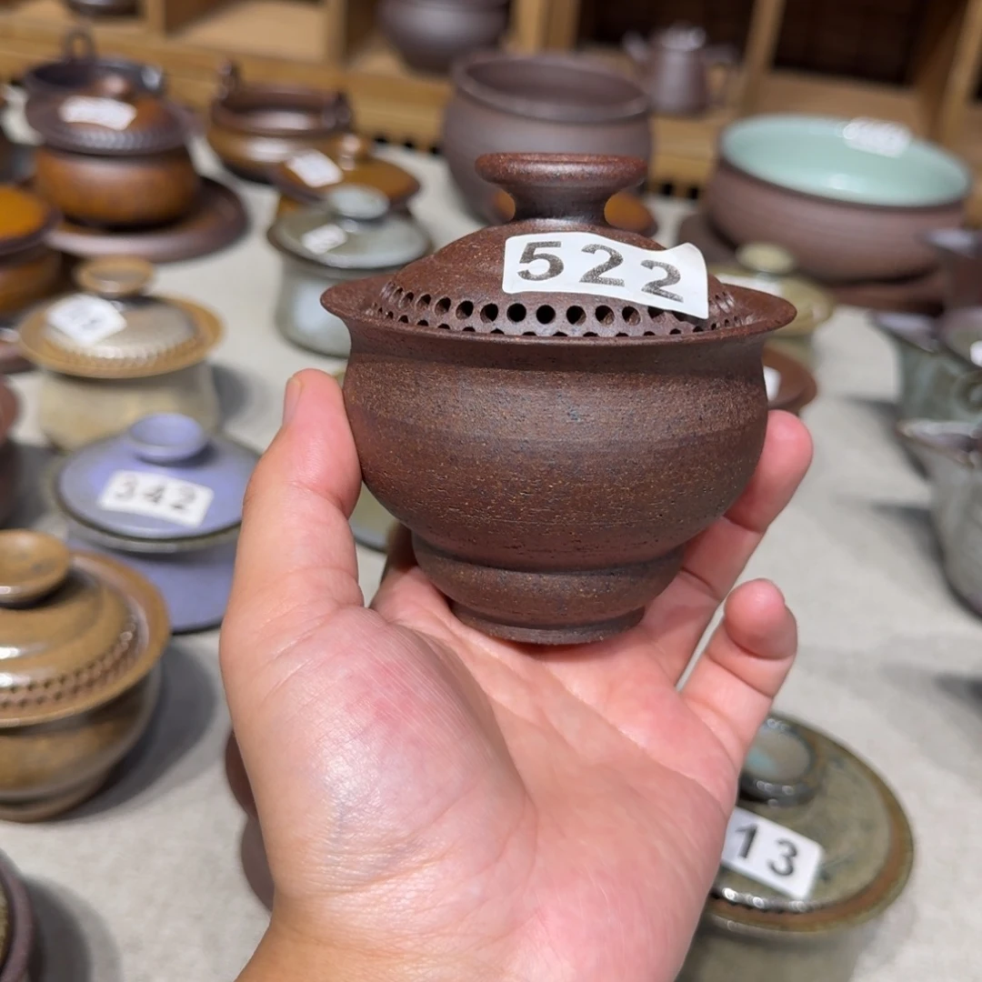 粗瓷粗瓷茶具素色盖碗