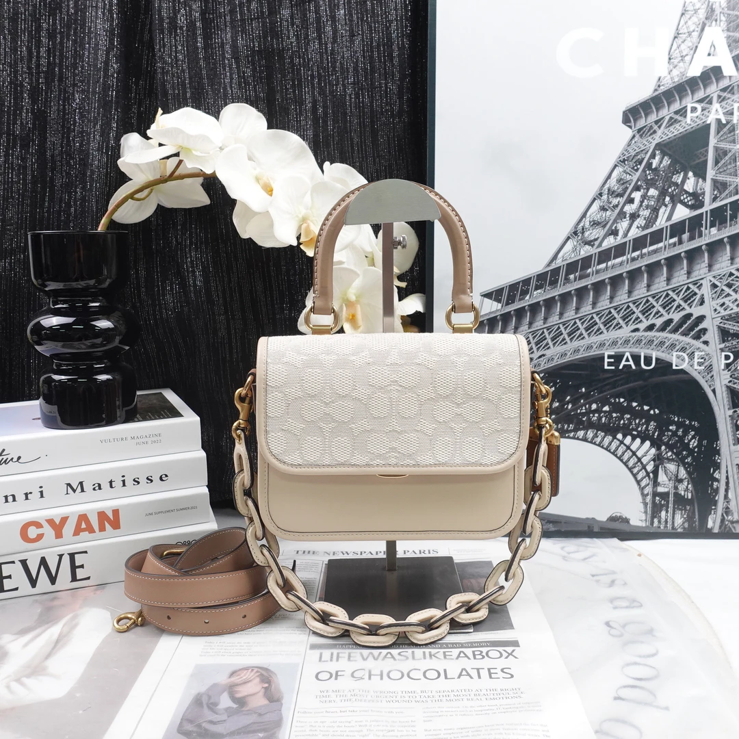 95新 COACH/蔻驰 单肩包/T10281216