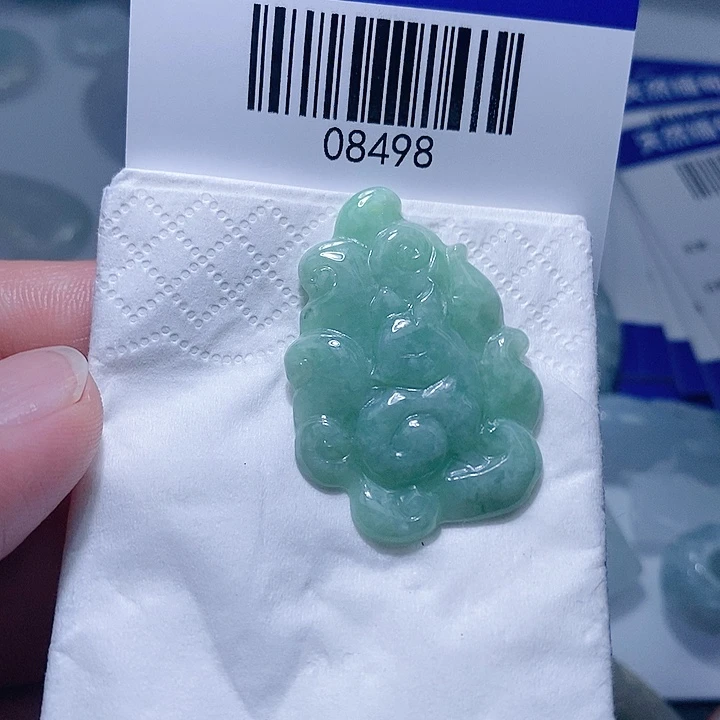 翡翠未镶嵌颈饰天光墟翡翠市场现金代购