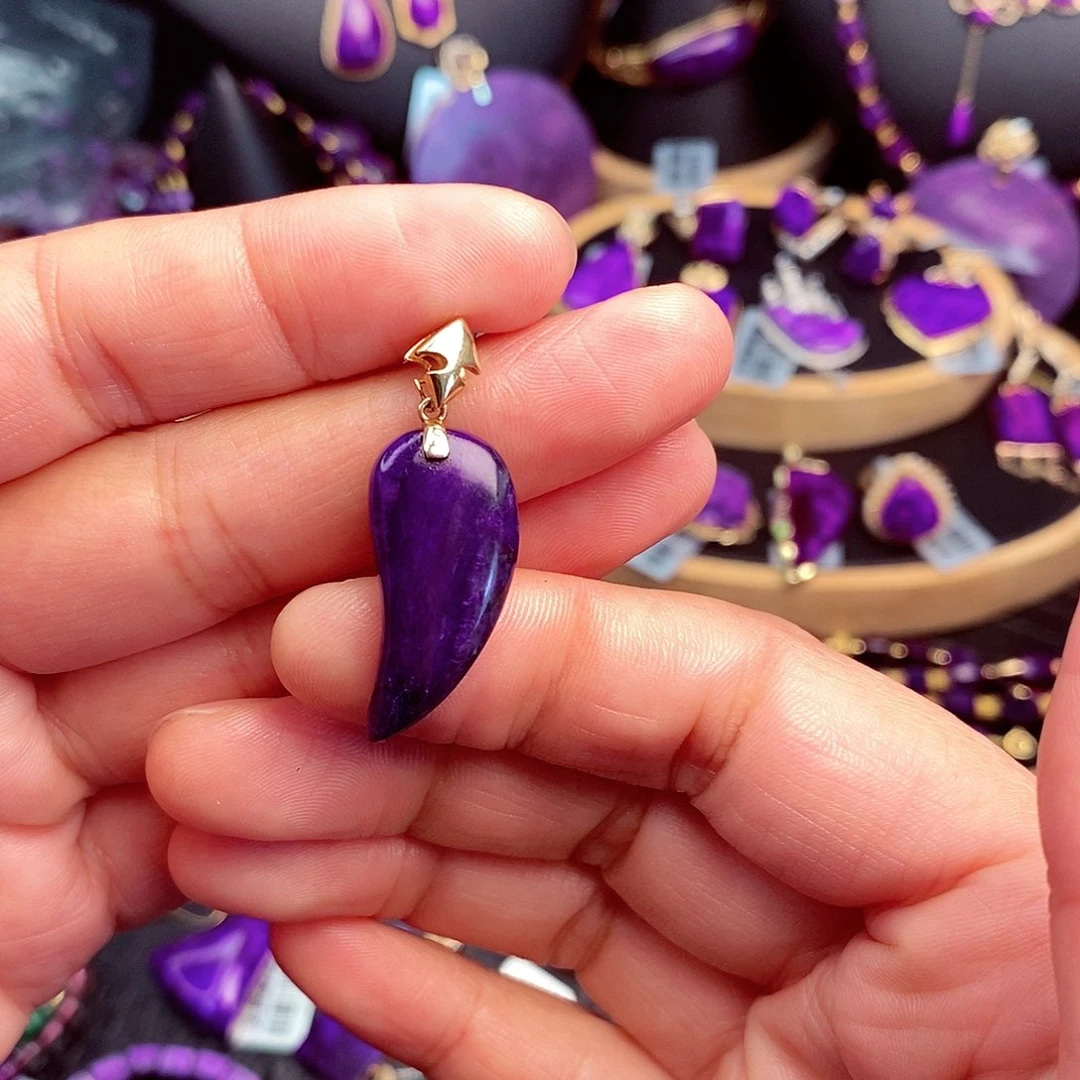 苏纪石（舒俱来）手链18K金镶嵌