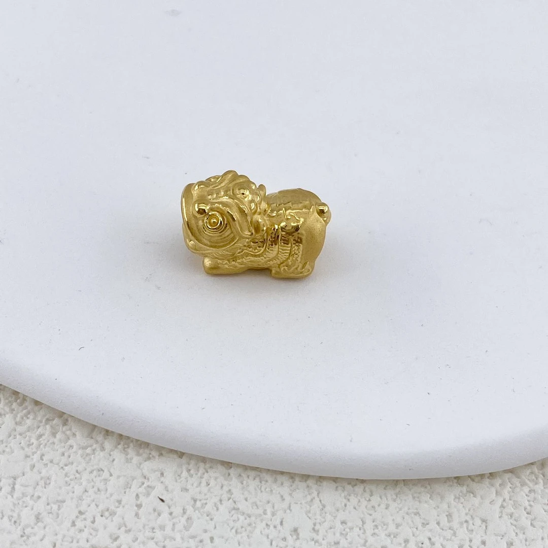 黄金足金貔貅转运珠手串