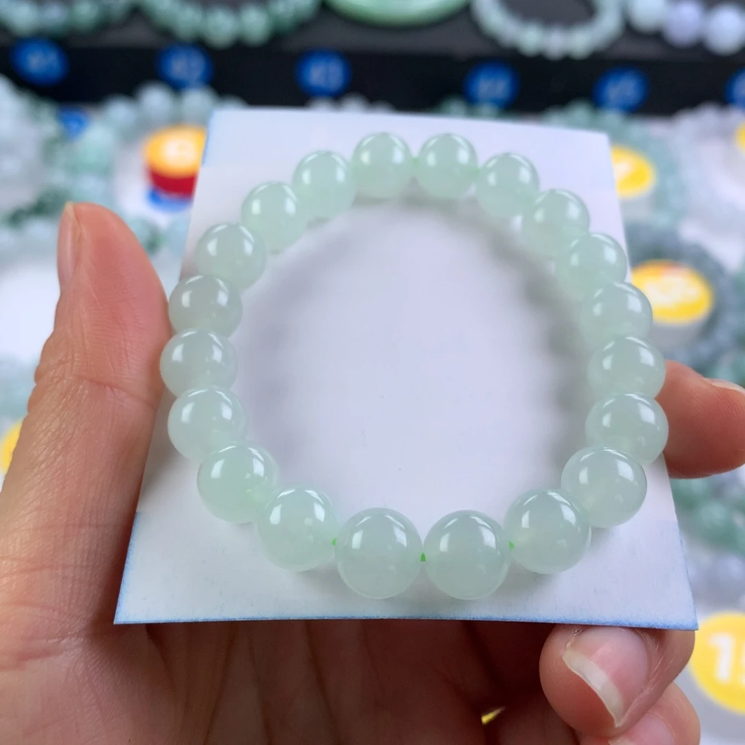 翡翠未镶嵌手链卡9.2