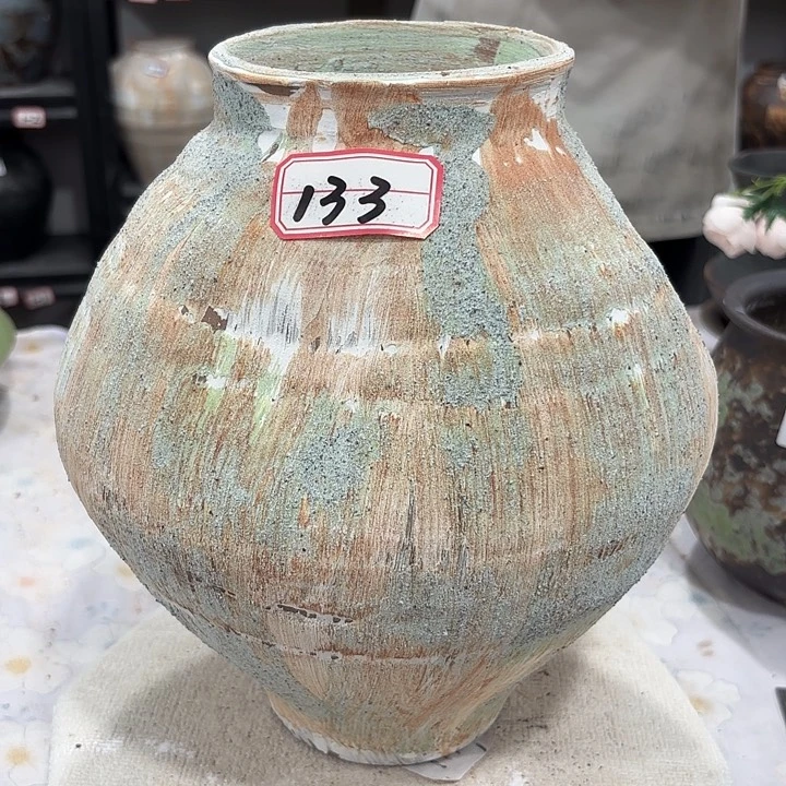 摆件高28，口11，无孔133